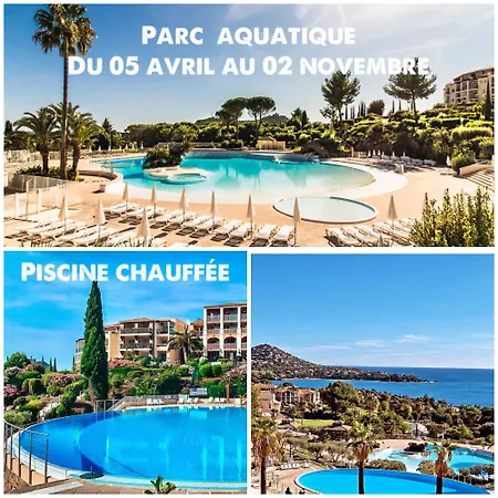 Apartment Cap Esterel Le Jardin Cote Mer , Spa Thalgo Climatisation ,Parking ,Parc Aquatique Piscines, Saint-Raphael (Var)